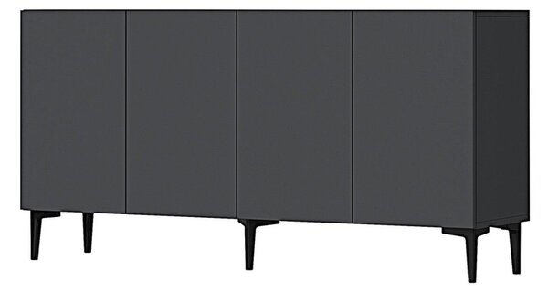 Apolos komód, antracit, 150 cm