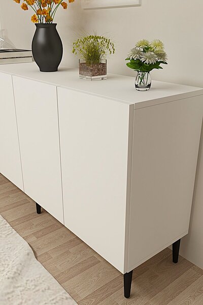 Apolos komód, fehér, 150 cm