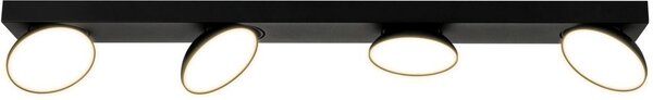 Italux Modern LED spot lámpa Castelio Fekete ITXSPL-31976-4B-BK