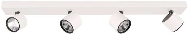 Italux modern LED spot lámpa boniva fehér fekete itxspl-2854-4b-wh