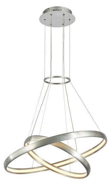 Italux Modern LED függeszték Axel Ezüst ITXMD17025-2A ALU+WH