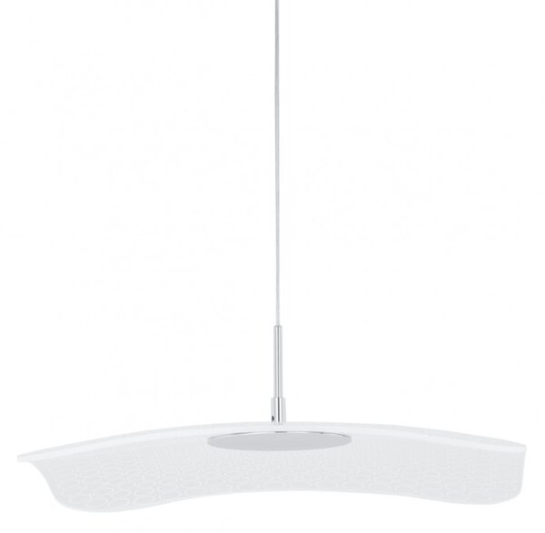 Italux modern LED függeszték blossom fehér króm átlátszó itxmd16098002-1a