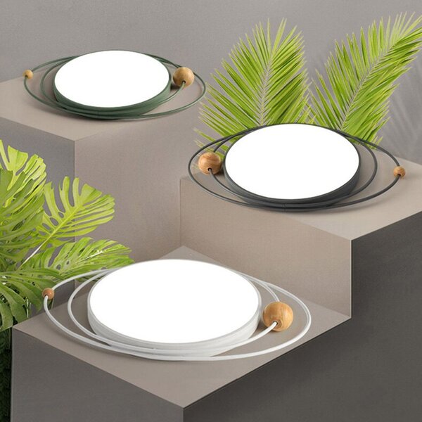 Toolight Toollight - Mennyezeti lámpa Galaxy Black E27 60W APP868-C, fekete, OSW-06887