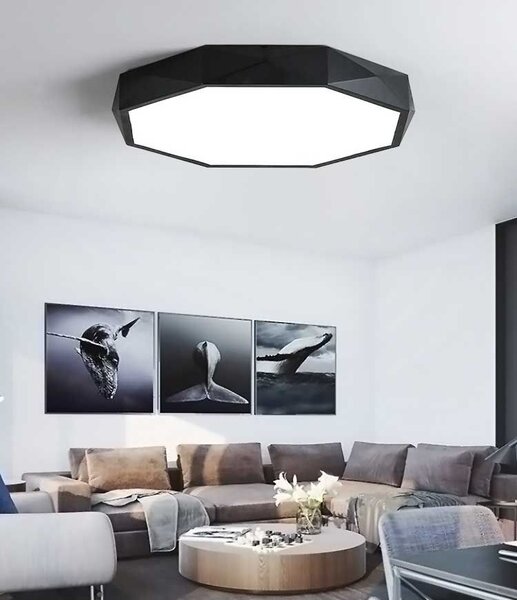 Mennyezeti lámpa Diamond APP863-C fekete 50 cm