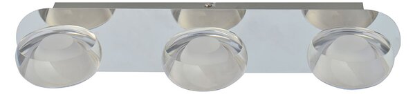 Italux modern LED mennyezeti lámpa steven króm átlátszó itxzwb-0001-03 ch