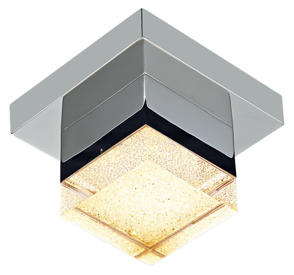 Italux modern LED mennyezeti lámpa seth króm átlátszó itxmx14009016-1a