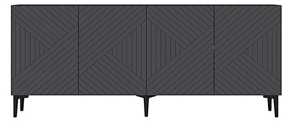 Ferrro komód, antracit, 180 cm