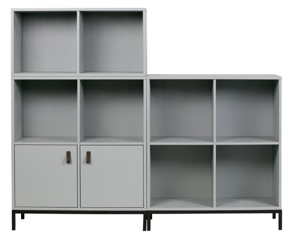 WOOOD Cementszürke fapolc Inara M 81 x 35 cm