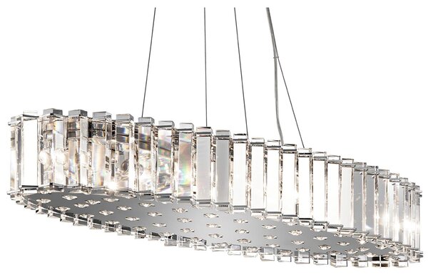 Kichler glamour kristály LED függeszték crystal skye króm átlátszó elsklcrystalskyeil IP44