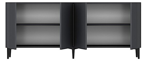 Corsa komód, antracit, 180 cm