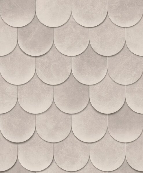 TF30081654 háztetőcserép-mintájú taupe tapéta