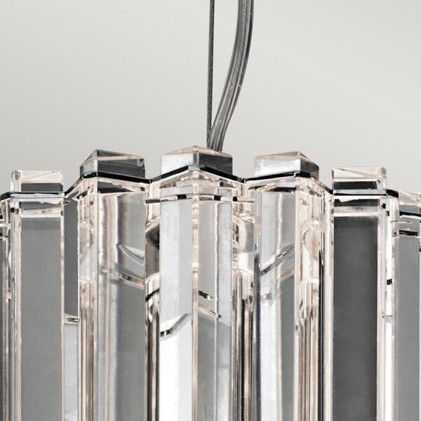 Kichler glamour kristály LED függeszték crystal skye króm átlátszó elsklcrystalskyemp IP44