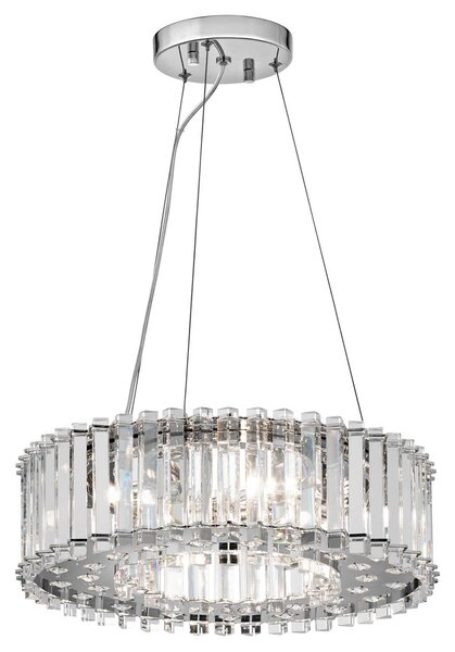 Kichler klasszikus LED függeszték crystal skye króm átlátszó elsklcrystalskyepa IP44