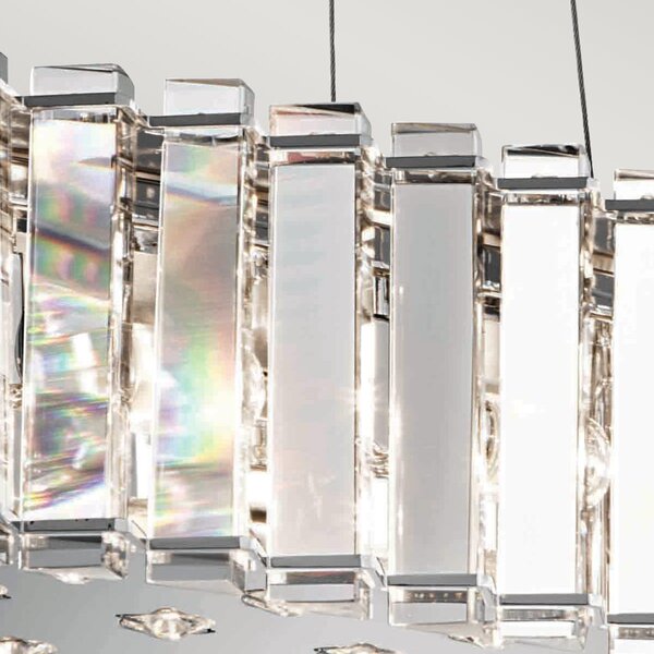 Kichler klasszikus LED függeszték crystal skye króm átlátszó elsklcrystalskyeisle IP44