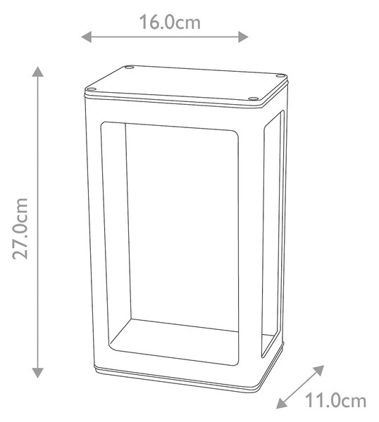 Elstead modern kültéri led lámpa livre grafit elslivre-led IP54