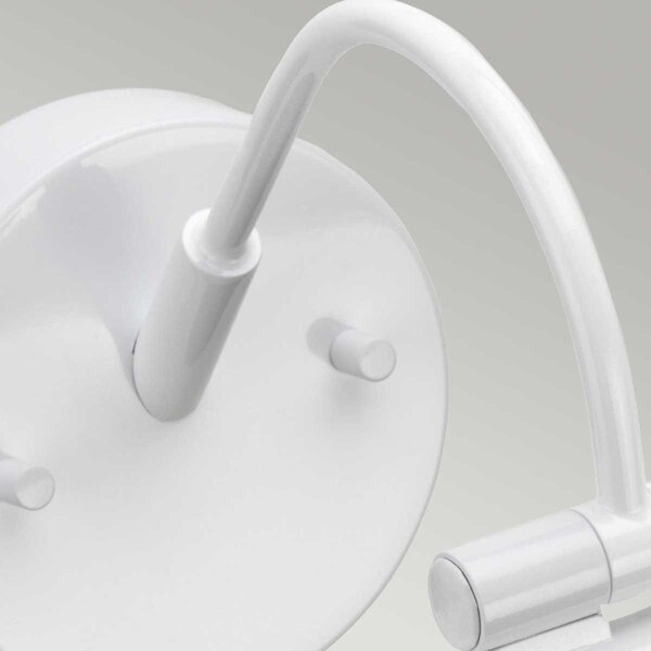 Elstead klasszikus LED falikép világítás alton fehér elsalton-pl-l-wht