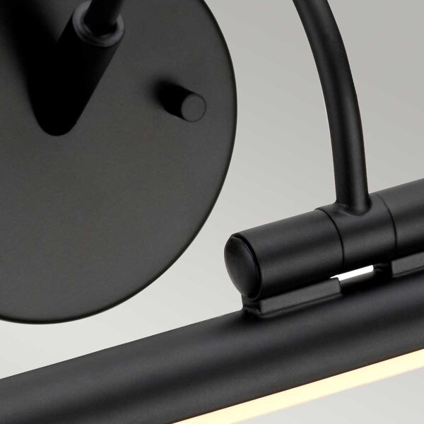 Elstead klasszikus LED falikép világítás alton fekete elsalton-pl-l-blk