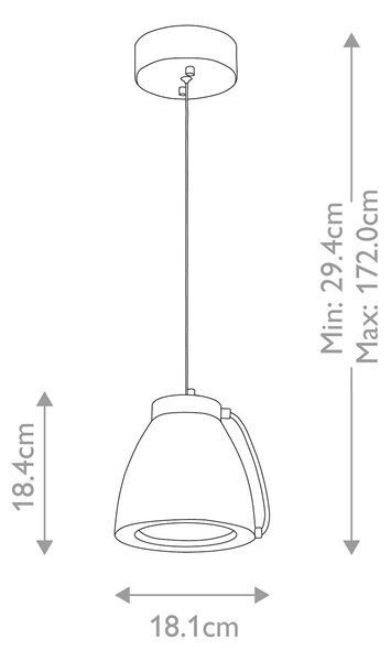 Elstead modern LED függeszték europa fehér elseuropa-p-a