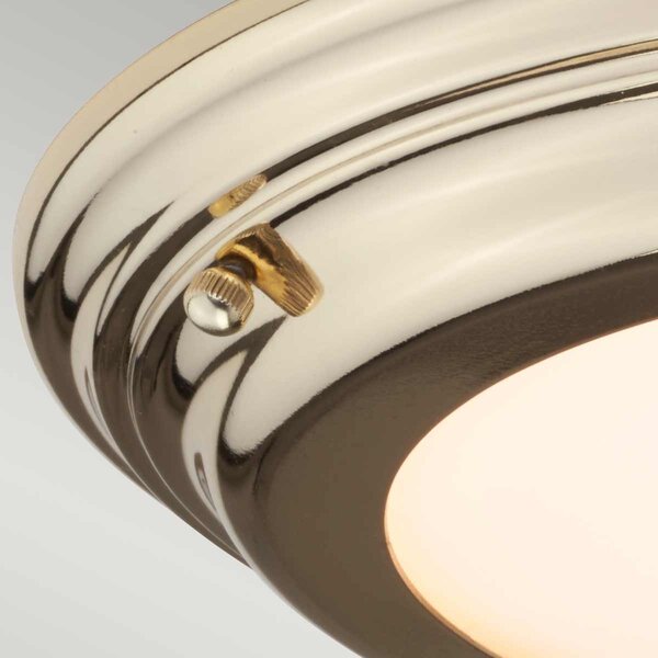 Elstead klasszikus LED mennyezeti lámpa welland sárgaréz elswelland-f-pb IP44