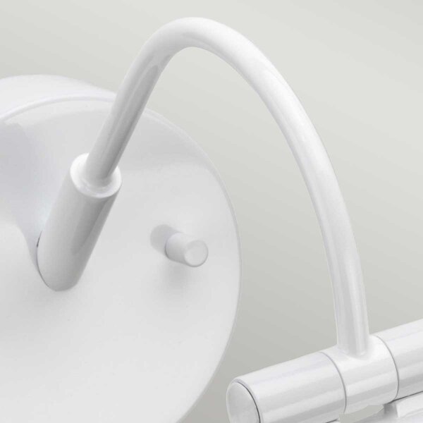 Elstead klasszikus LED falikép világítás alton fehér elsalton-pl-s-wht