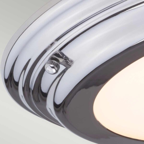 Elstead klasszikus LED mennyezeti lámpa welland króm elswelland-f-pc IP44