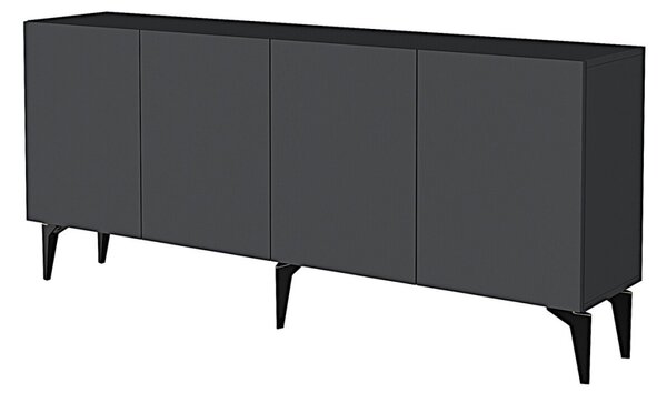 Lipa komód, antracit, 180 cm