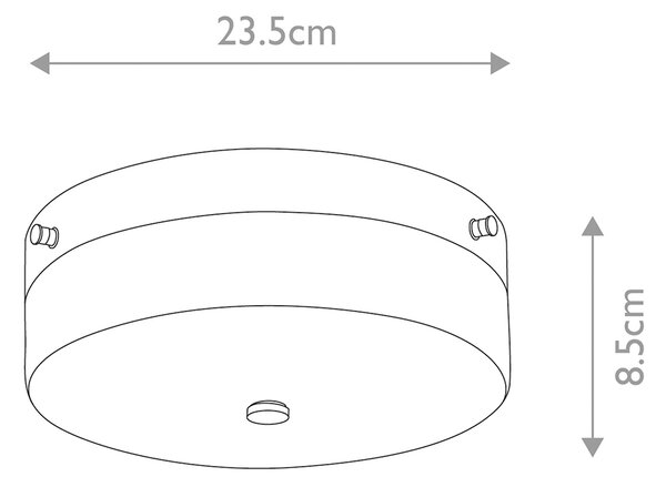 Elstead klasszikus LED mennyezeti lámpa tamar arany elstamar-f-m-pg IP44