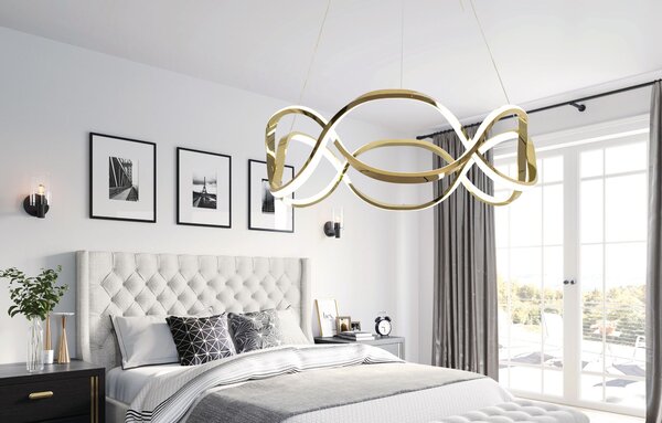 LED Lámpa APP800-CP Twist Gold