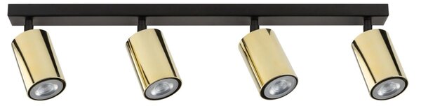 Sigma lighting modern spot lámpa zoom fekete sárgaréz sig33509