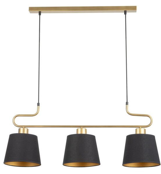 Sigma lighting modern függeszték volutto fekete réz arany sig40646