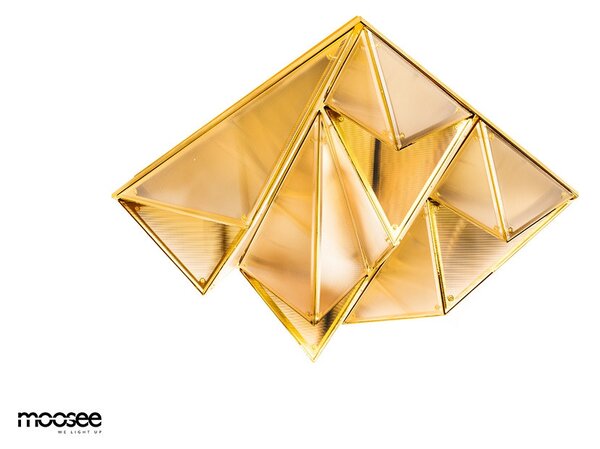 MOOSEE PYRAMIDS mennyezeti lámpa fém arany LED