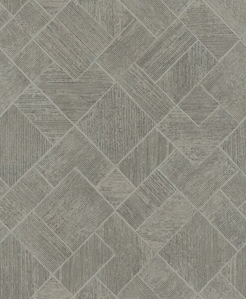 TF30035511 geometrikus mintájú taupe tapéta