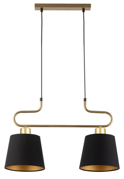 Sigma lighting modern függeszték volutto fekete réz arany sig40645