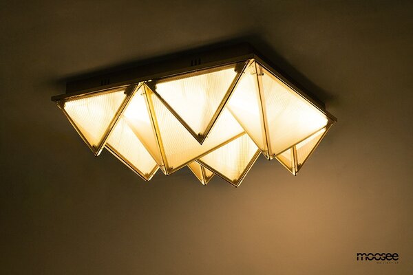 MOOSEE PYRAMIDS mennyezeti lámpa fém arany LED