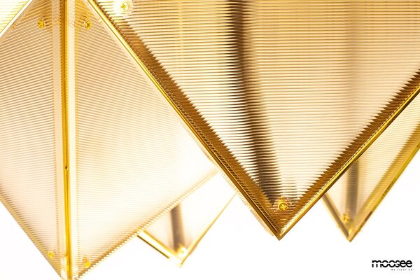 MOOSEE PYRAMIDS mennyezeti lámpa fém arany LED