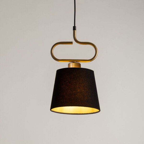 Sigma lighting modern függeszték volutto fekete réz arany sig40644