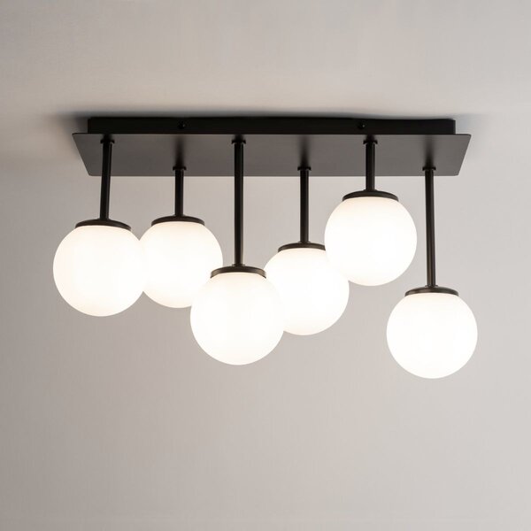 Sigma lighting modern mennyezeti lámpa tulia fehér fekete sig33501