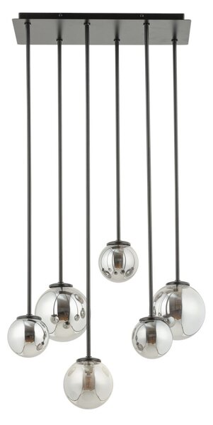 Sigma lighting modern mennyezeti lámpa tulia fekete szürke sig33498