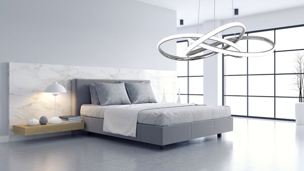 Mennyezeti LED Lámpa APP816-CP Node Króm + távirányító