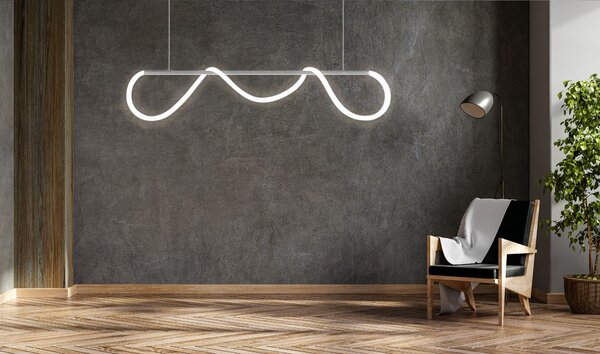 Mennyezeti LED Lámpa APP855-CP Long Króm