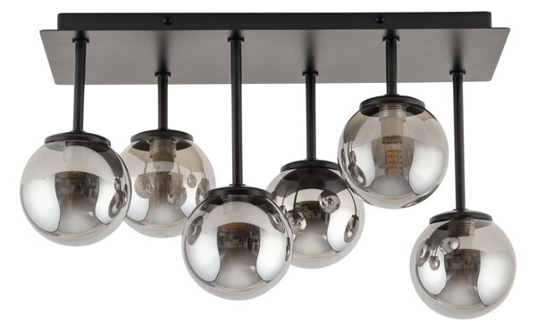 Sigma lighting modern mennyezeti lámpa tulia fekete szürke sig33500