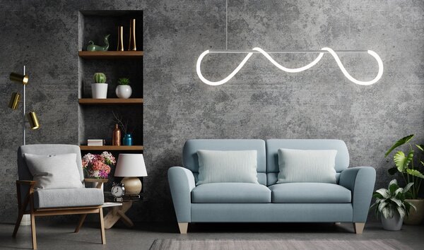 Mennyezeti LED Lámpa APP855-CP Long Króm