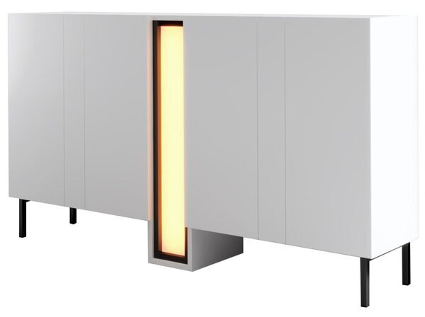 Nova komód, fehér, 155 cm