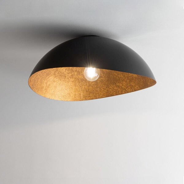 Sigma lighting modern mennyezeti lámpa solaris fekete réz sig40604