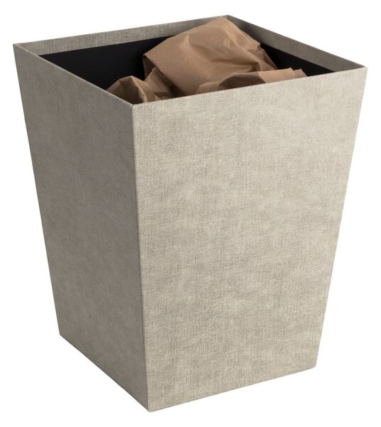 Bézs irodai szemetes Sofia Canvas Paper Laminate – Bigso