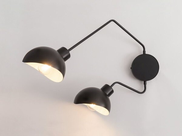 Sigma lighting modern fali lámpa roy fekete sig32435