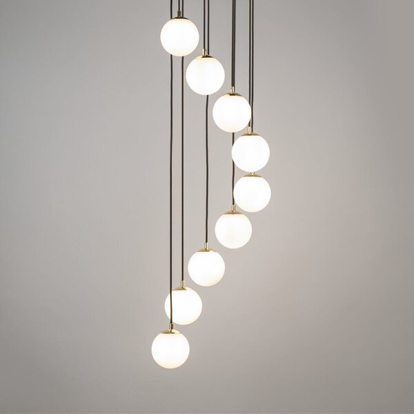 Sigma lighting modern függeszték piano fehér fekete sárgaréz sig33661