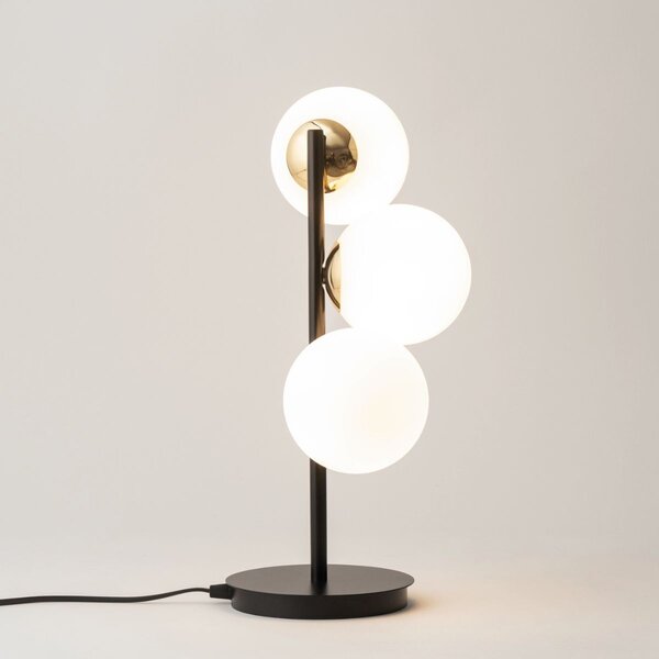 Sigma lighting modern asztali lámpa piano fehér fekete sárgaréz sig50364