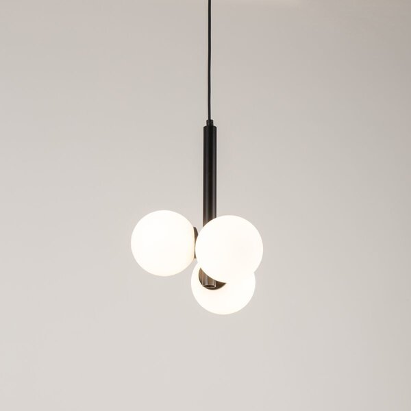 Sigma lighting modern függeszték perla fehér fekete sig33486