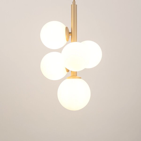 Sigma lighting modern függeszték perla fehér arany sig33607